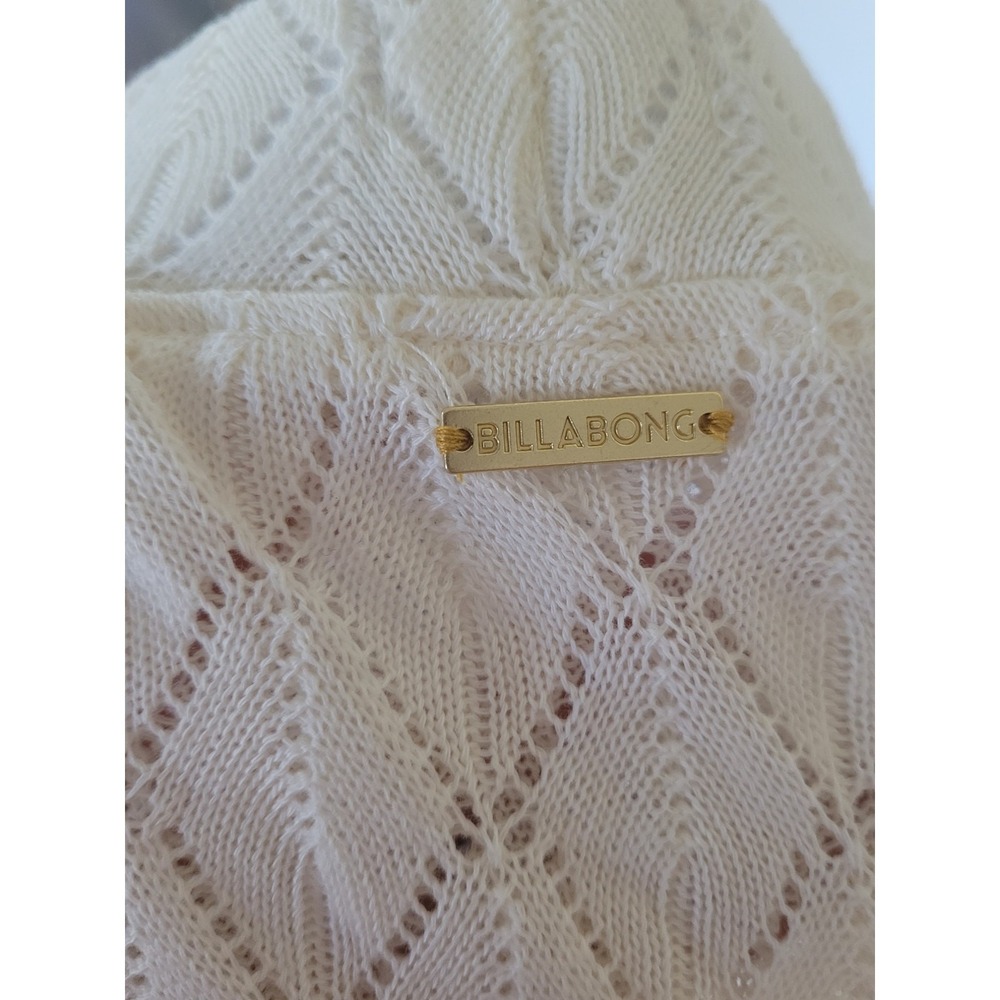 Billabong Sun Dazed Cream Skirt Swim Cover Up Women's Size Medium #6 - Picture 5 of 6